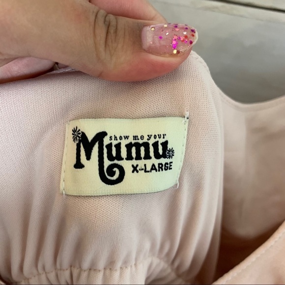 NWT Show Me Your Mumu Caitlin Ruffle Maxi Bridesmaids Dress Size XL - Picture 7 of 12